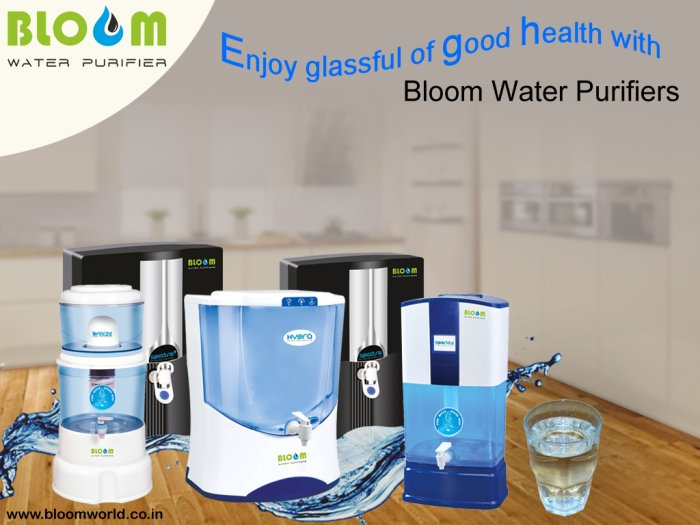 Enjoy glassful of good health with Bloom Water Purifiers